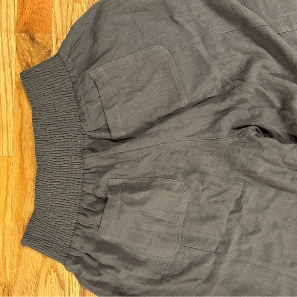 NATURAL LIFE Charcoal linen blend pants - Picture 6 of 6